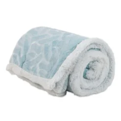Plaid Sherpa Aspen Azzurro Cielo