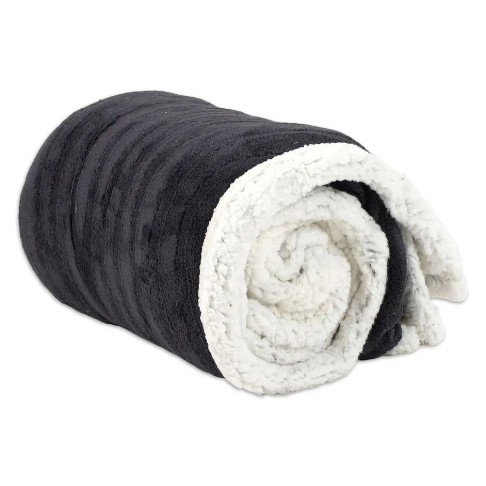 Plaid Sherpa Aspen Grigio canna di fucile