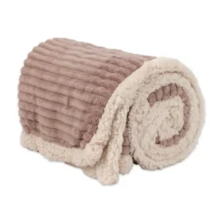 Plaid Sherpa Aspen Riga Beige