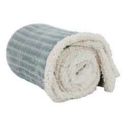 Plaid Sherpa Aspen Riga Cielo