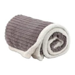 Plaid Sherpa Aspen Riga Grigio Roccia