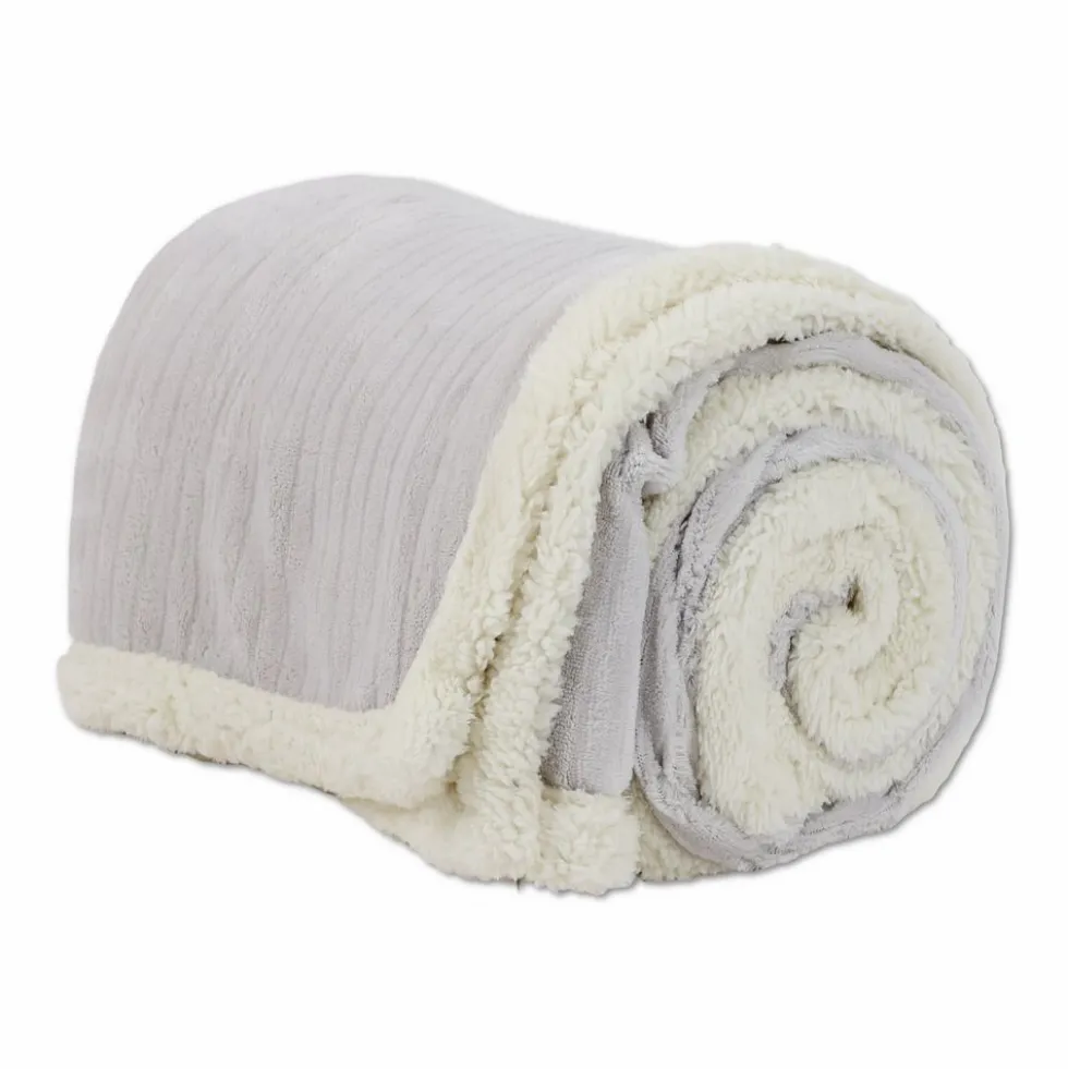 Plaid Sherpa Aspen Velluto Ghiaccio