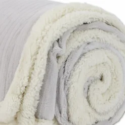 Plaid Sherpa Aspen Velluto Ghiaccio