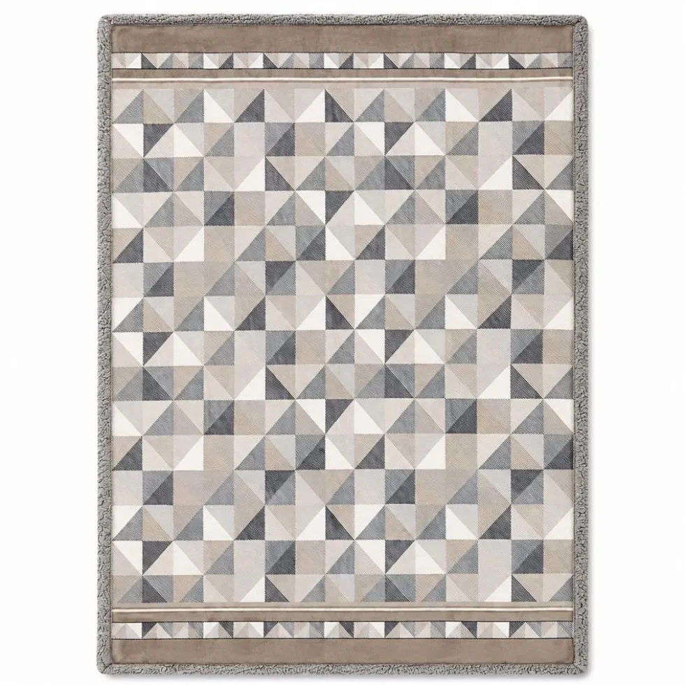 Plaid Sherpa Geometrie singolo 160 x 210