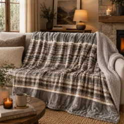 Plaid Sherpa Gregory Singolo