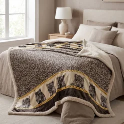 Plaid Sherpa Jungle 130 x 160