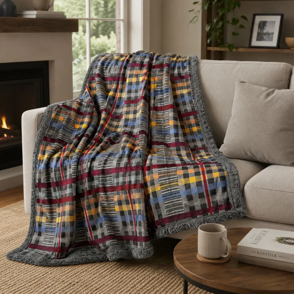 Plaid Sherpa Oregon Matrimoniale