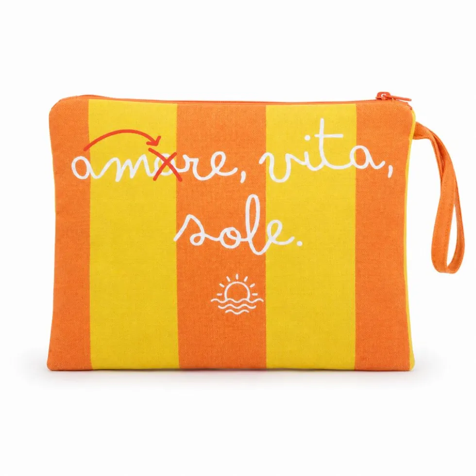 Pochette Amore Mare Arancio Giallo