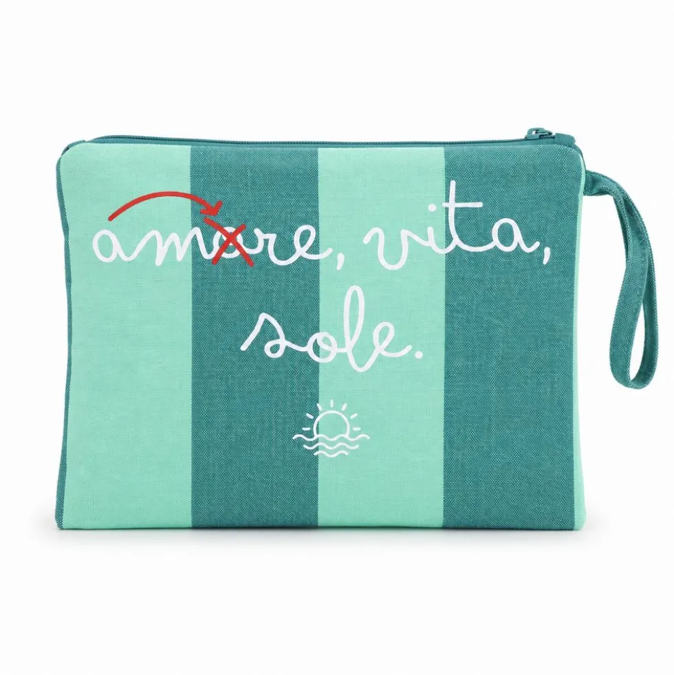 Pochette Amore Mare Verde Chiaro Verde Scuro