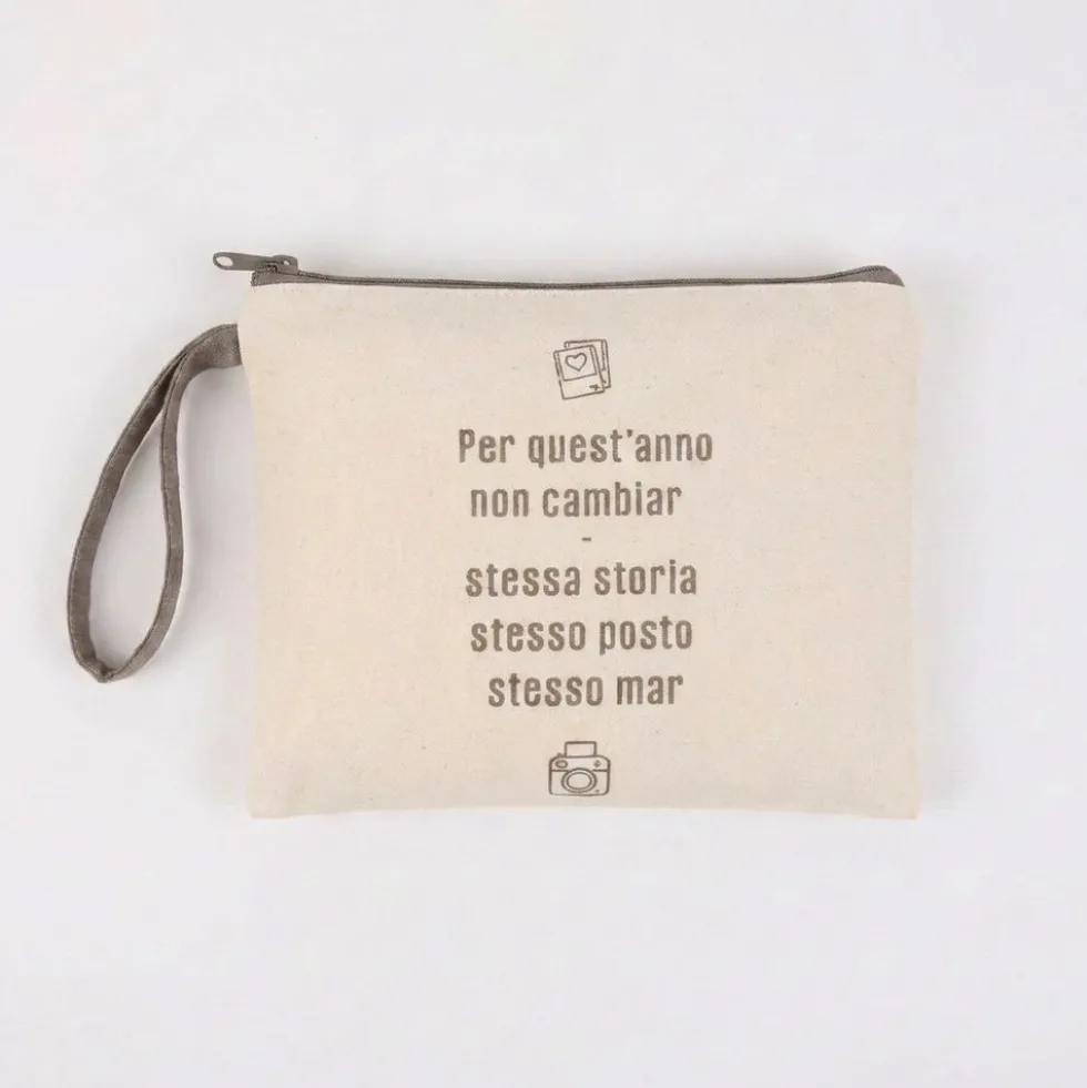 Pochette + fouta Stesso Mar Beige 90x180