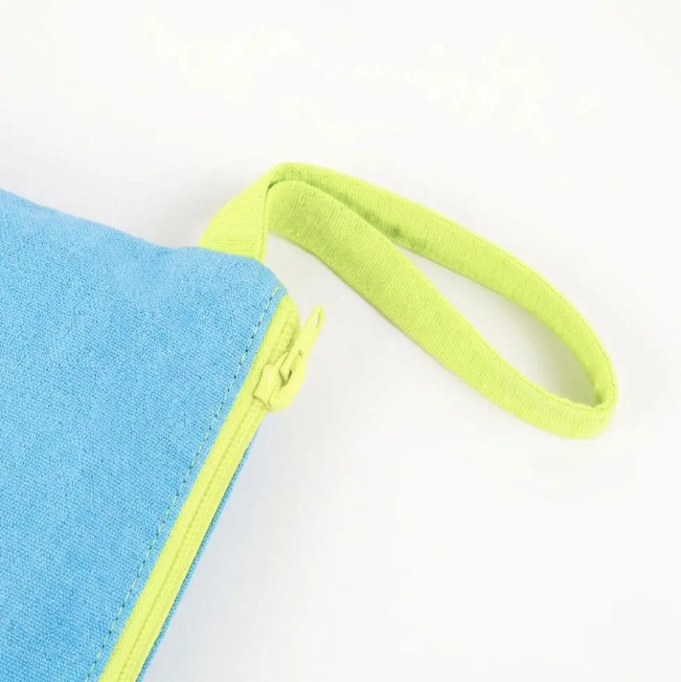 Pochette + fouta Stesso Mar Turchese 90x180