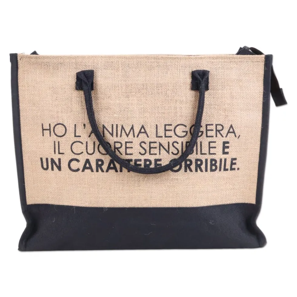 Pochette in Juta Michy Carattere Orribile