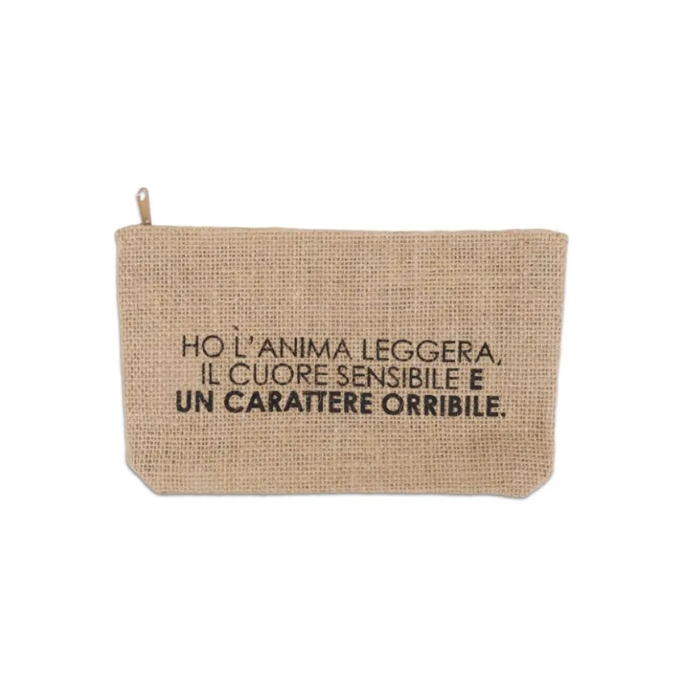 Pochette in Juta Michy Carattere Orribile