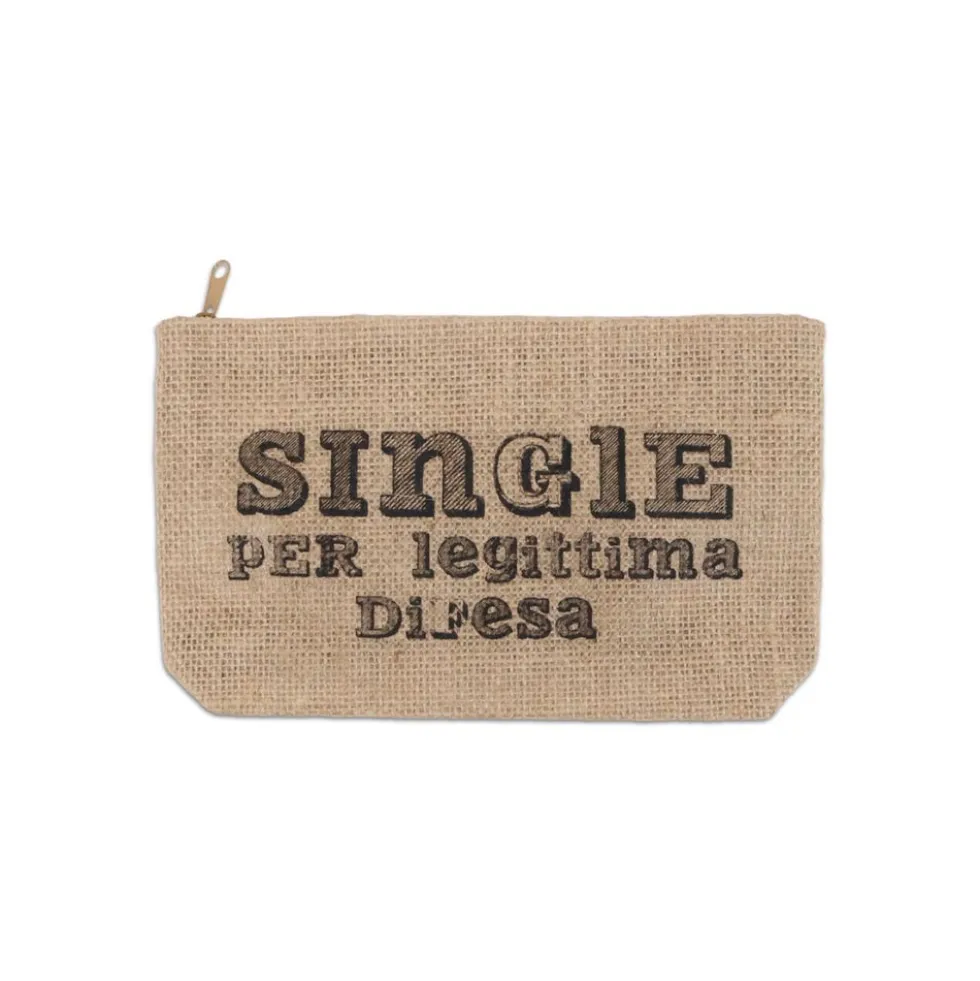 Pochette in Juta Michy Single Legittima Difesa