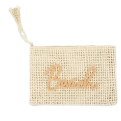 Pochette in Paglia Alessia Panna