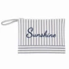Pochette in Tessuto Cecilia Blu