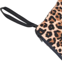 Pochette in tessuto Leopardo