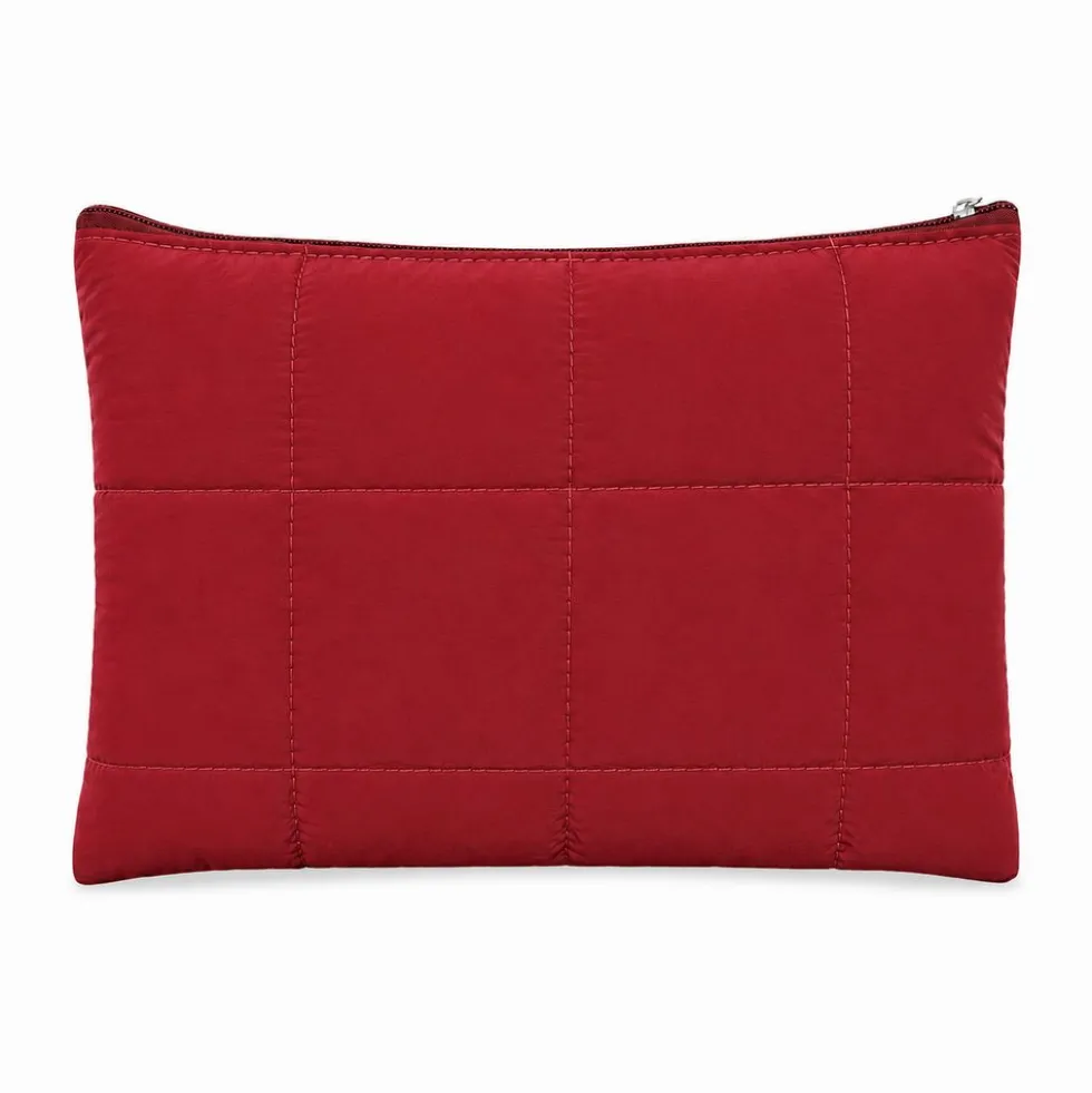 Pochette trapuntata Louise Bordeaux