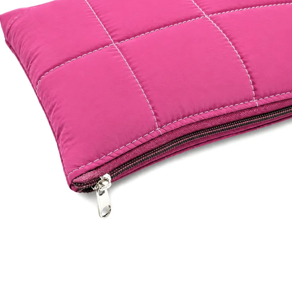 Pochette trapuntata Louise Fucsia