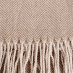 Poncho - Mantella con Frange Gemma Beige
