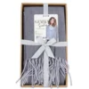 Poncho - Mantella con Frange Gemma Grigio