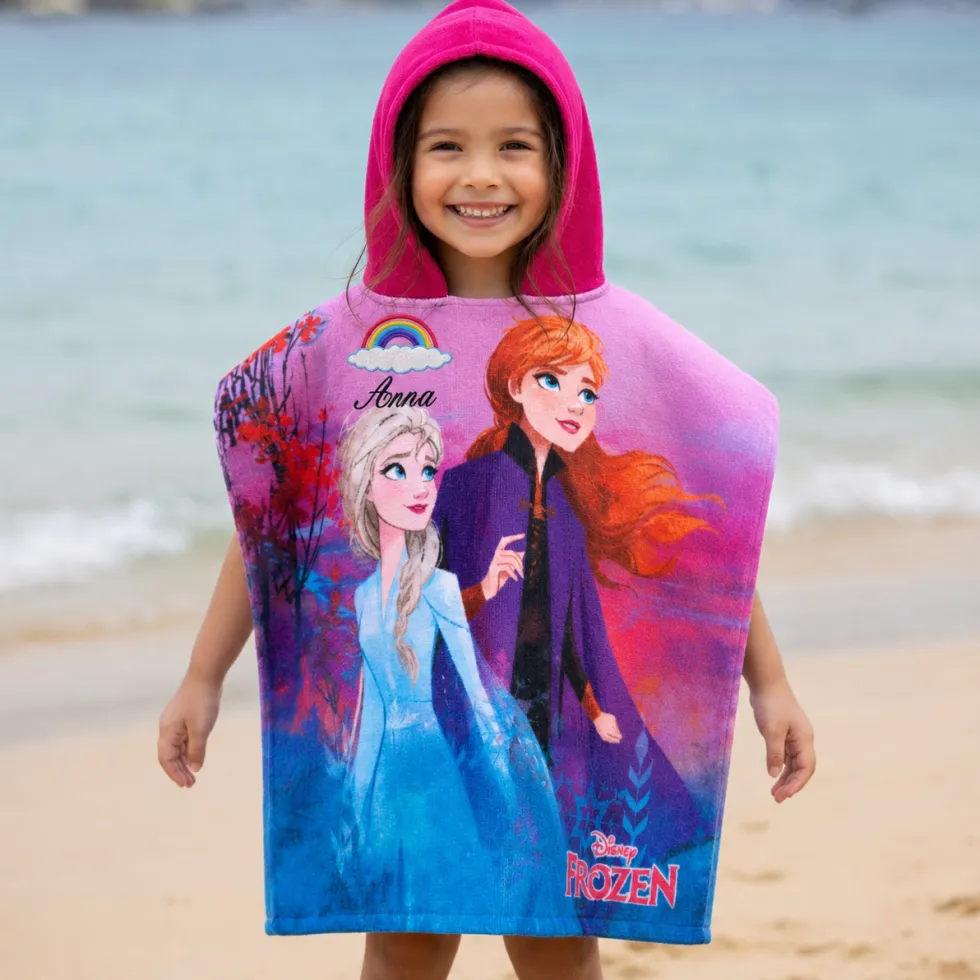 Poncho-Telo Mare Disney Frozen