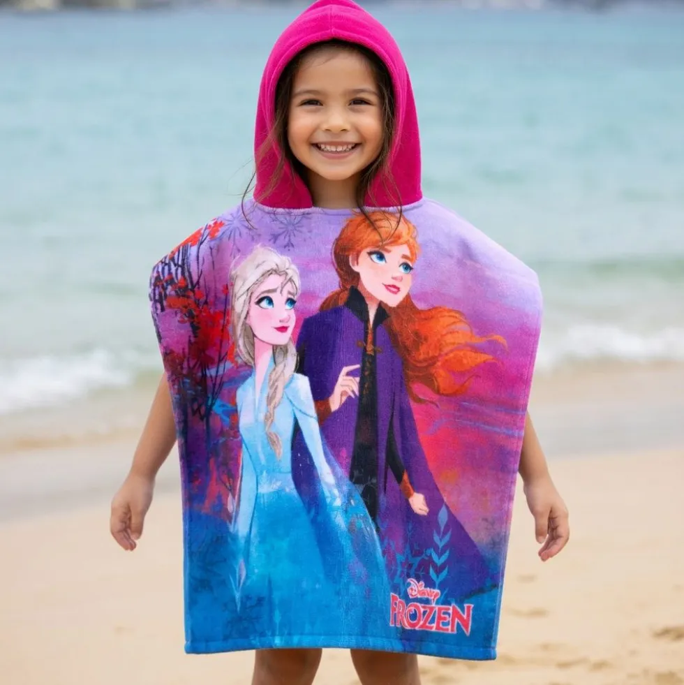 Poncho-Telo Mare Disney Frozen