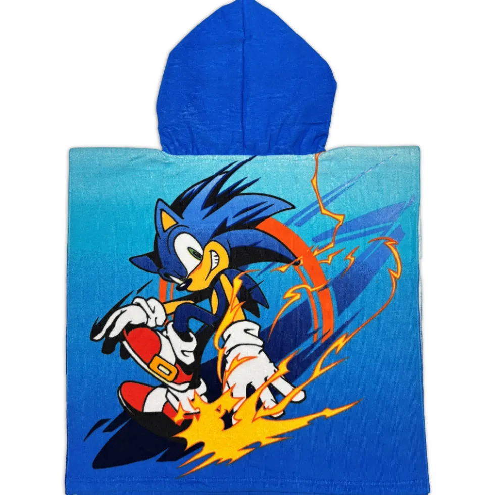 Poncho-Telo Mare Microfibra SEGA Sonic