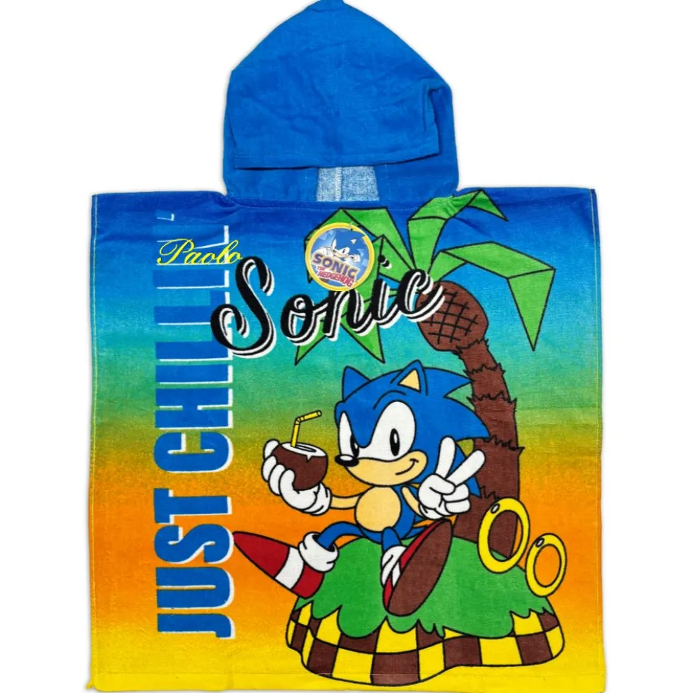 Poncho-Telo Mare Spugna SEGA Sonic