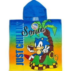 Poncho-Telo Mare Spugna SEGA Sonic