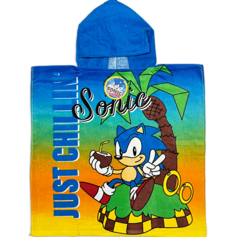 Poncho-Telo Mare Spugna SEGA Sonic