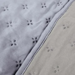Quilt copriletto Double face Lila Perla Grigio Singolo