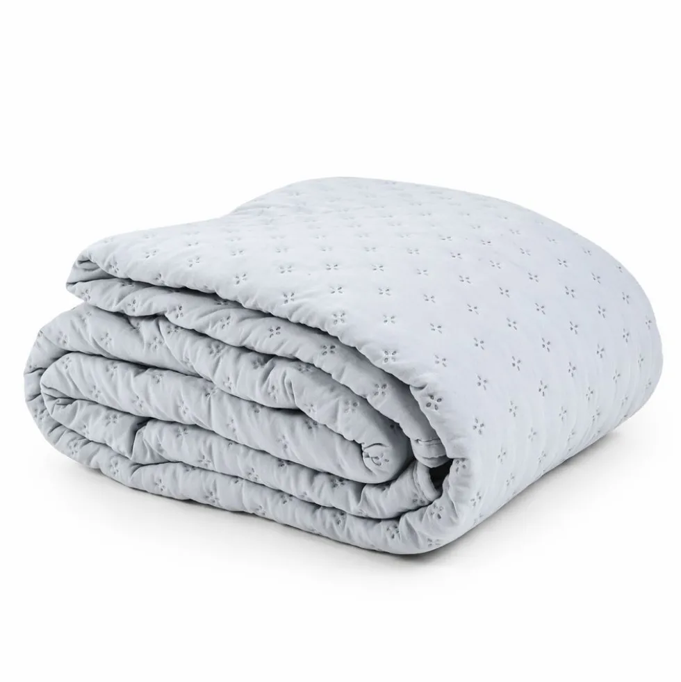 Quilt copriletto Double face Lila Perla Grigio Singolo