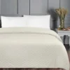 Quilt copriletto Double face Lila Naturale Tortora Matrimoniale