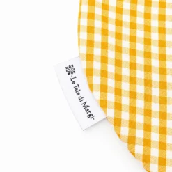 Sacca Nanna Asilo Indanthreen Quadretto Piccolo Giallo
