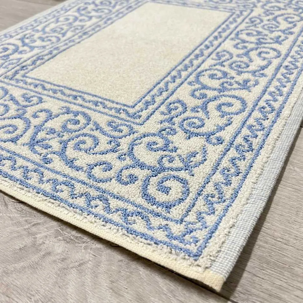 Scendidoccia barocco doubleface azzurro