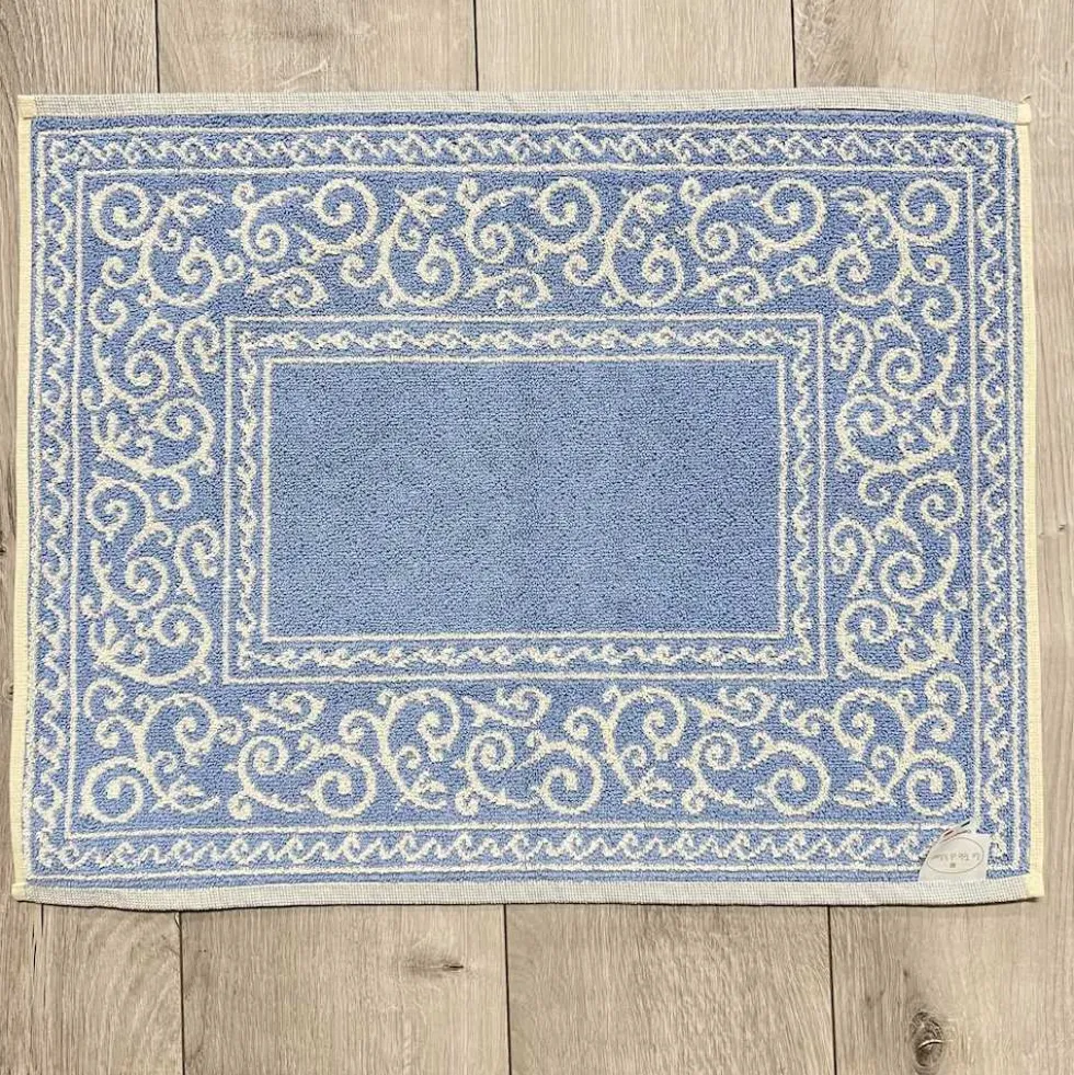 Scendidoccia barocco doubleface azzurro