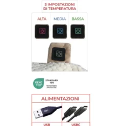 Sciarpa Riscaldabile Tifoso Rosso - Nero