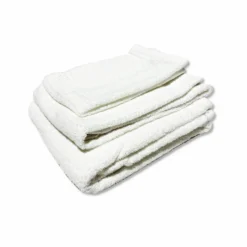 Set 3 asciugamani 500 gr Melodie bianco