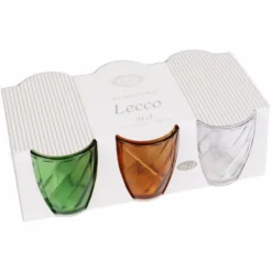 Set 6 Bicchieri in Vetro Colorato Lecco 30 cl