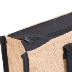 Set Borsa + Pochette di Juta Michy Donna Ragione Uomo Single