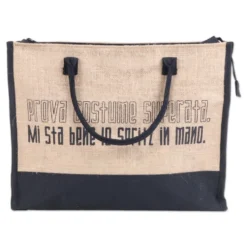 Set Borsa + Pochette di Juta Michy Prova Costume Spritz