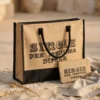 Set Borsa + Pochette di Juta Michy Single Legittima Difesa
