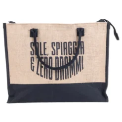Set Borsa + Pochette di Juta Michy Zero Drammi