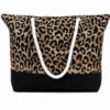 Set Borsa + Pochette in tessuto Leo