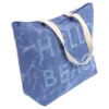 Set Borsa + Pochette in Tessuto Bria Blu