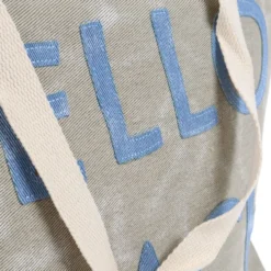 Set Borsa + Pochette in Tessuto Bria Verde Militare