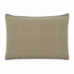 Set Borsa Tote + pochette trapuntata puffer louise Tortora