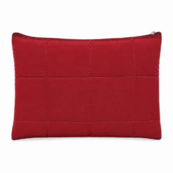Set Borsa Tote + pochette trapuntata puffer louise Bordeaux
