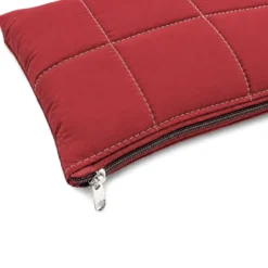 Set Borsa Tote + pochette trapuntata puffer louise Bordeaux